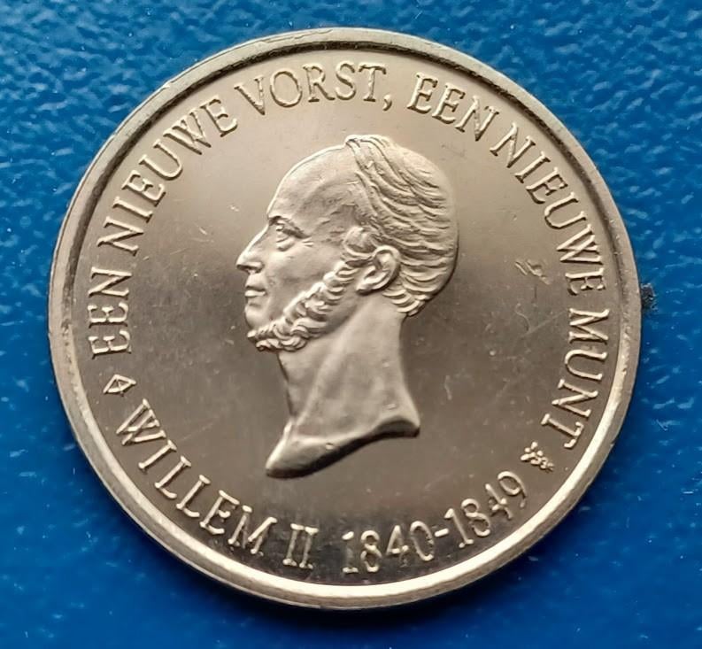 Penning Het Nederlands Muntmuseum Willem II - 1998, Postzegels en Munten, Verzenden, Overige materialen, Nederland