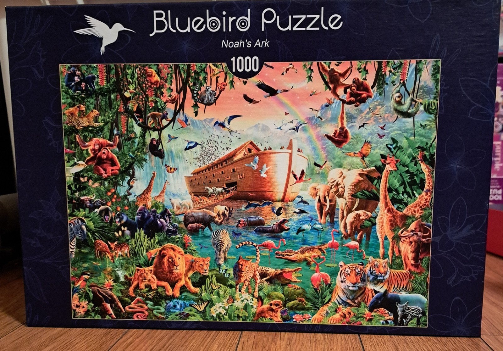Bluebird puzzel 1000 stukjes., Ophalen of Verzenden, 500 t/m 1500 stukjes, Gebruikt