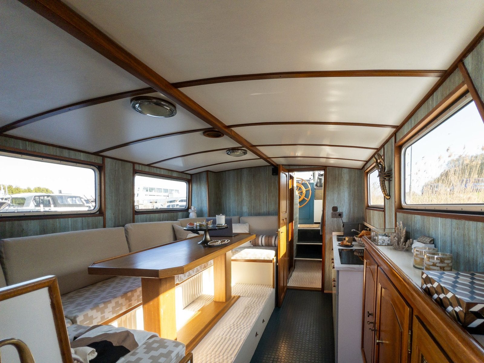 Stoer Barkas 16,5 m - woonschip, Huizen en Kamers, Woonboten te koop, 60 m², 3 kamers, Utrecht