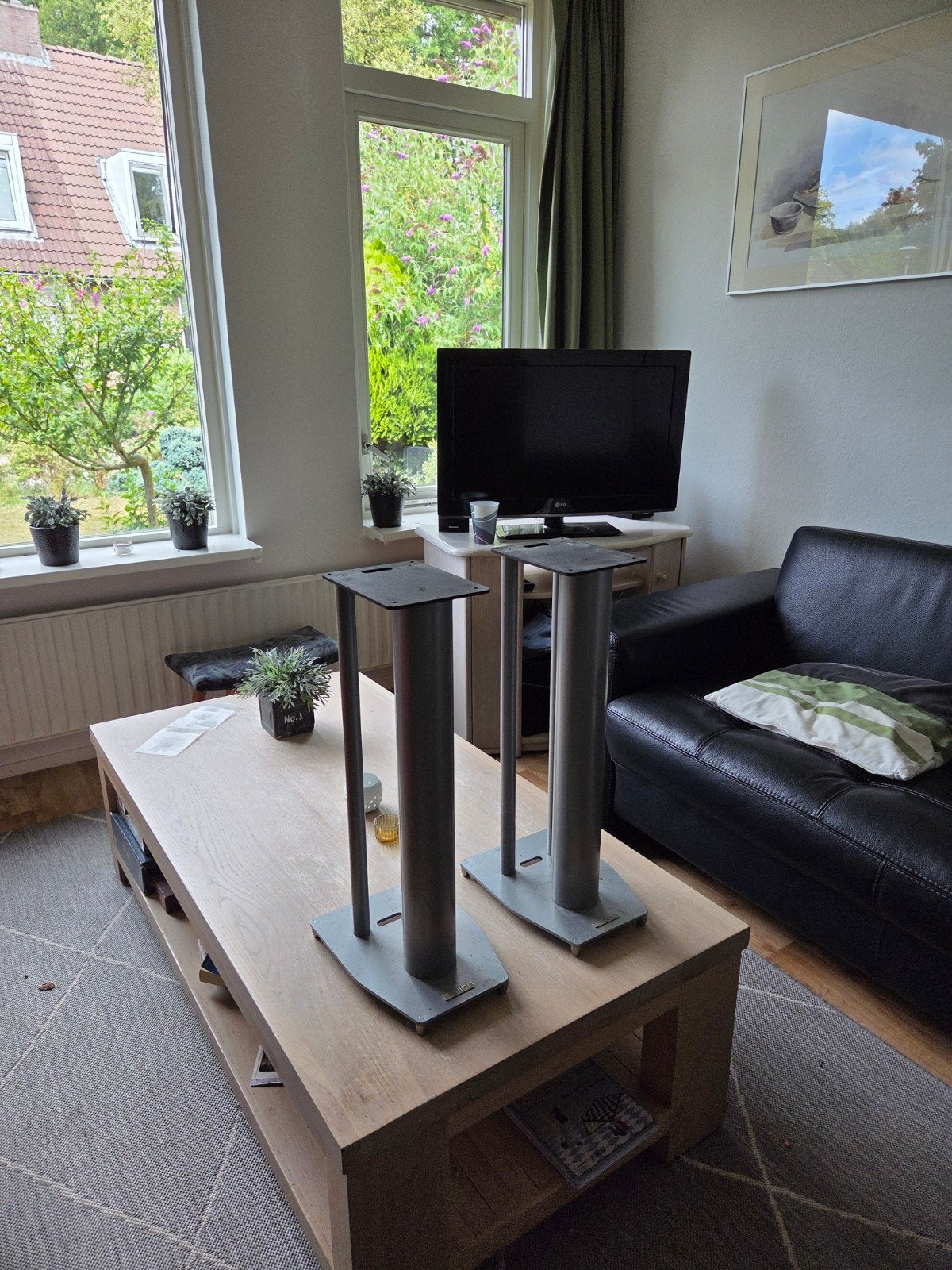 Mission speakerstandaarden 58cm hoog