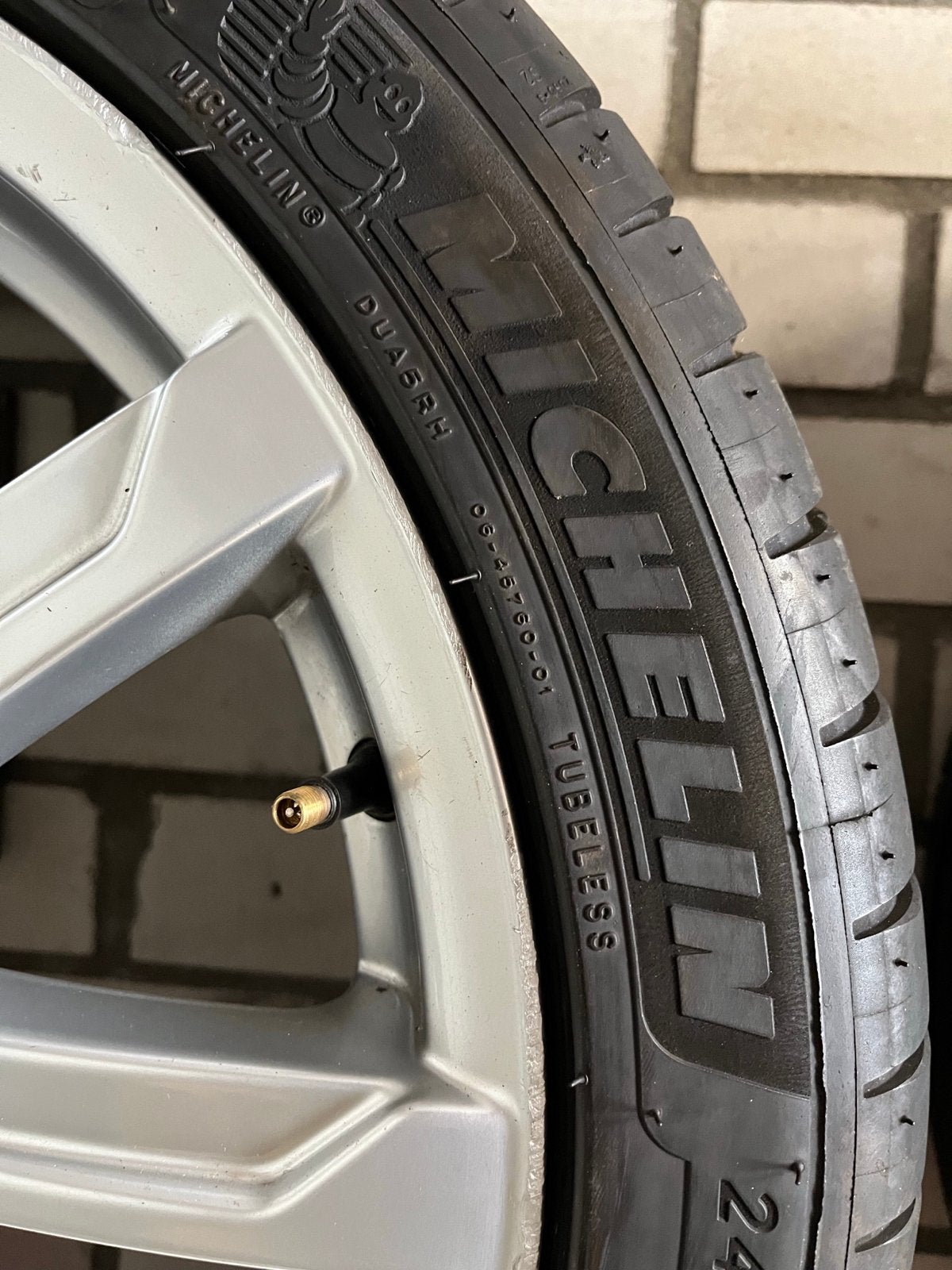Audi set van 4 Michelin Pilot Sport 4 banden met velgen, Auto-onderdelen, Banden en Velgen, Ophalen, 18 inch, Banden en Velgen
