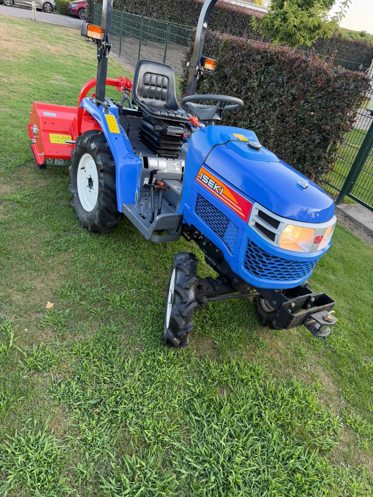 Zeer mooie Iseki tm3160 minitractor met klepelmaaier, Ophalen, Tot 2500, Tot 80 Pk, Gebruikt