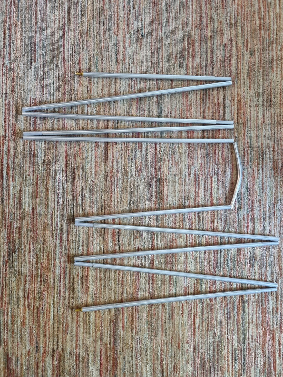 Tentstokken: 1 aluminium boogstok 13mm 465cm, Ophalen of Verzenden, Gebruikt