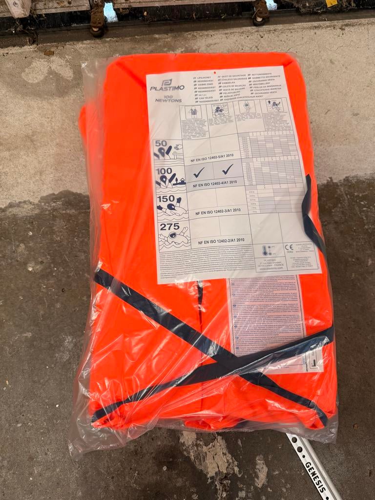 Nieuw Plastimo 100N reddingsvest - Oranje 3 stuks, Ophalen of Verzenden, Nieuw, Overige typen