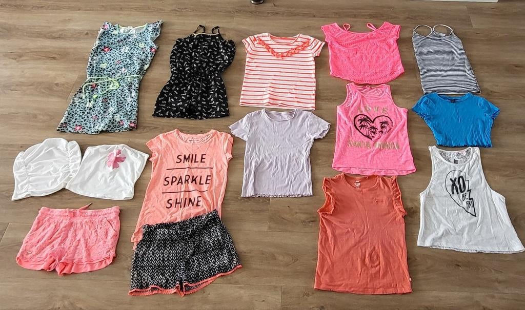 Meiden zomer kleding 158/164, Ophalen of Verzenden, Zo goed als nieuw, Maat 158