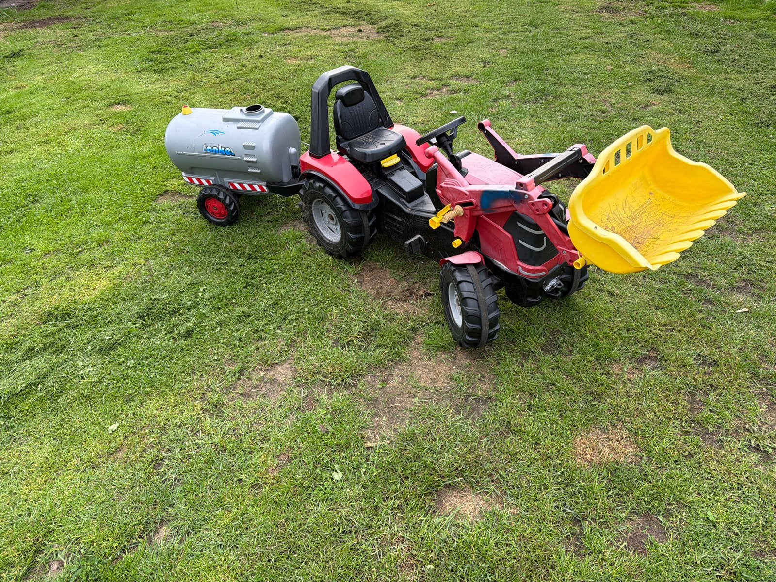Rolly Toys Tractor met voorlader en aanhanger, Ophalen, Gebruikt, Trapvoertuig