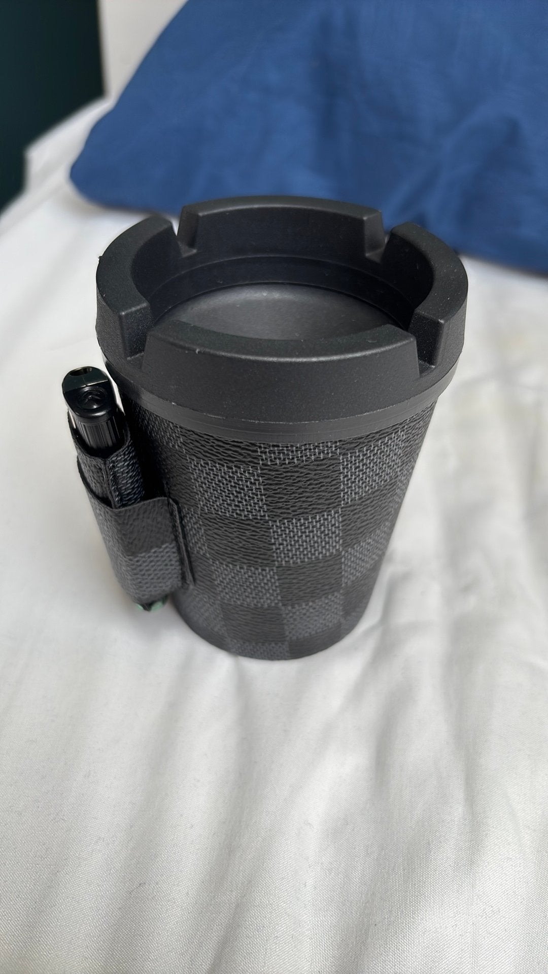 Damier graphite asbak, Ophalen, Nieuw