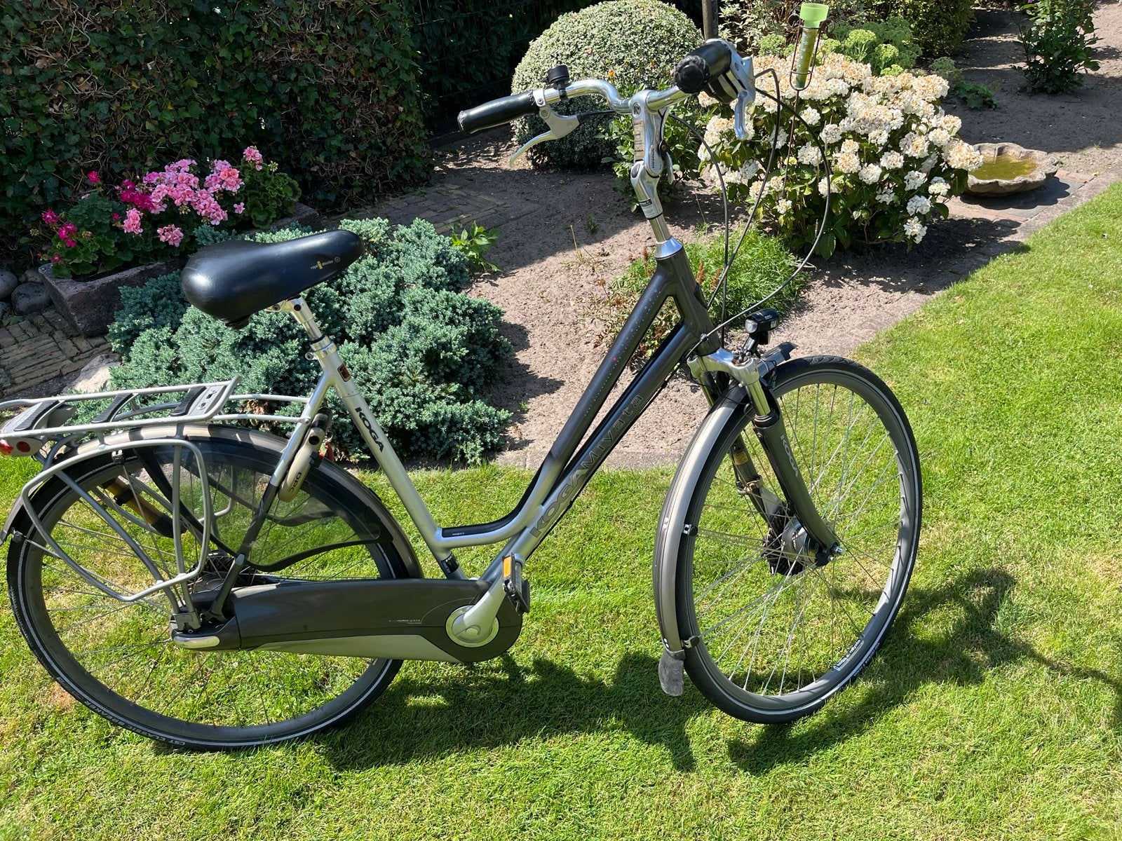 Koga damesfiets met 8 versnellingen en lage instap, Velgrem, 56 cm of meer, Ophalen, Overige merken