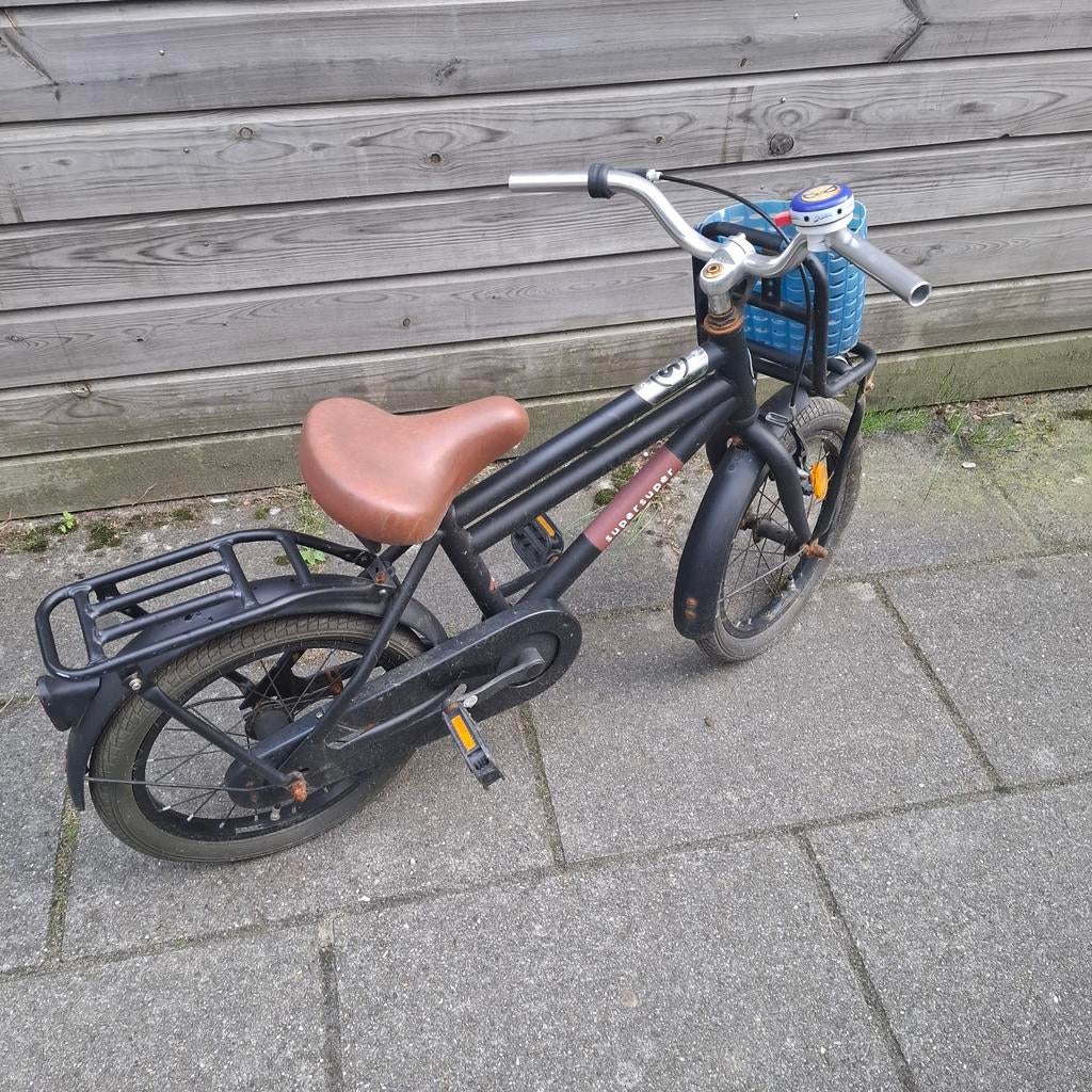 Supersuper opknapfiets zwart, Ophalen, Terugtraprem, Gebruikt, SuperSuper!