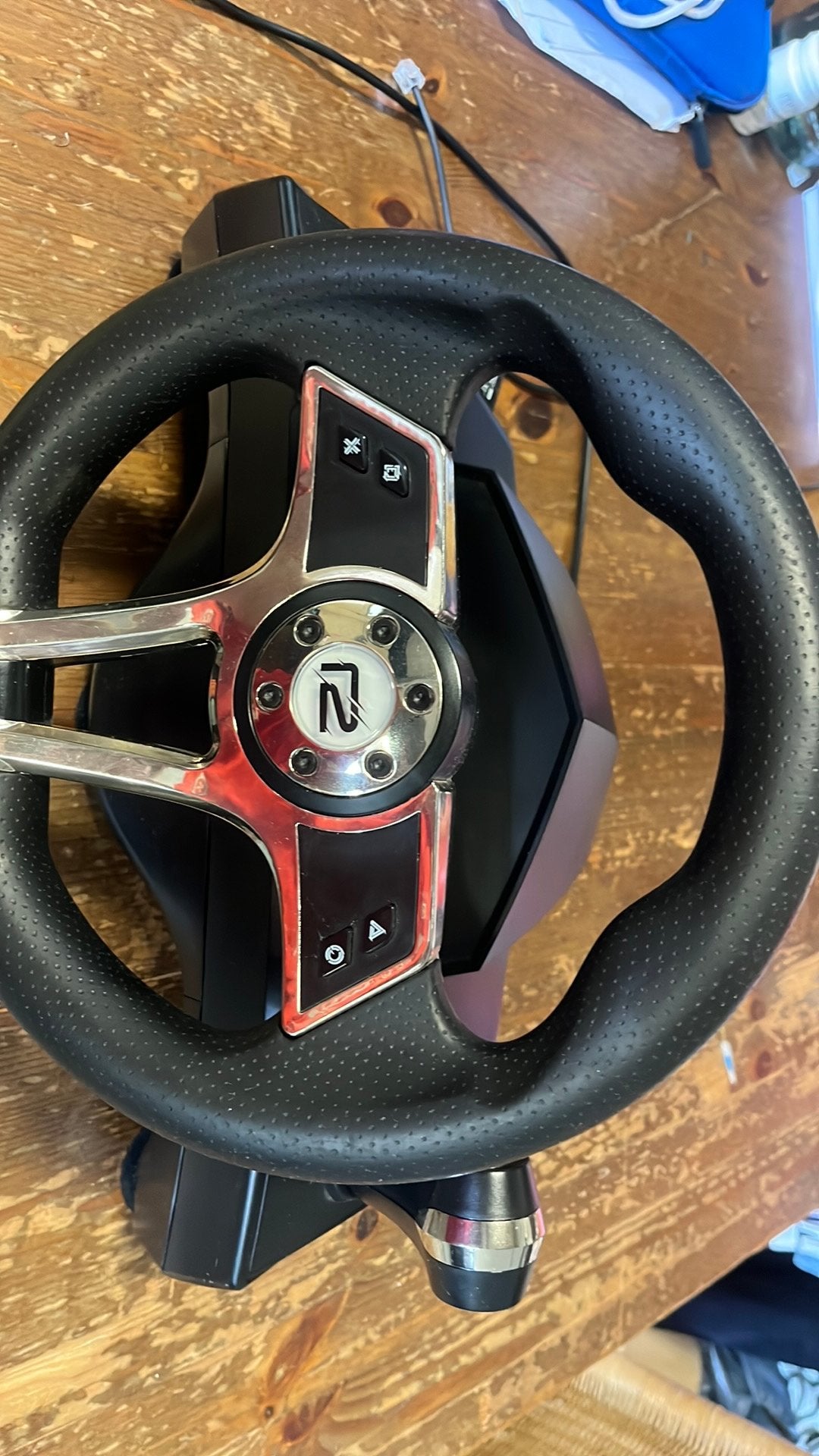 Hurricane Wheel Pro Racing Stuur + Pedalen, Spelcomputers en Games, Spelcomputers | Sony PlayStation Consoles | Accessoires, Ophalen