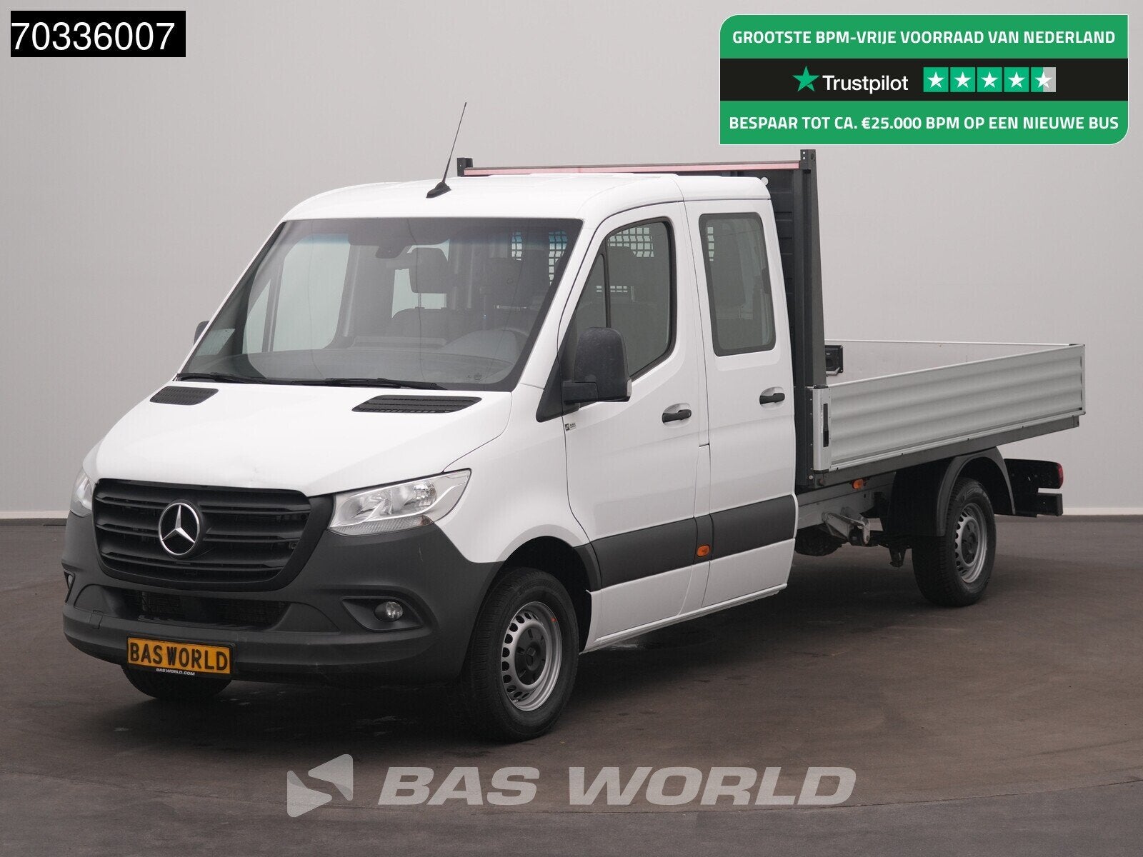 Mercedes Sprinter 311 CDI Open Laadbak Dubbele Cabine AC/Cli, Auto's, Gebruikt, Euro 6, 4 cilinders, 2000 kg
