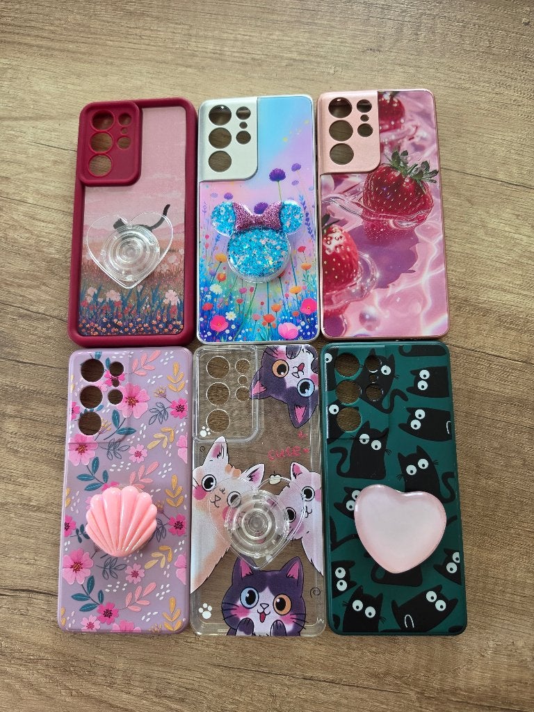 Diverse telefoonhoesjes voor Samsung Galaxy S21 Ultra, Verzenden, Zo goed als nieuw, Overige modellen, Frontje of Cover