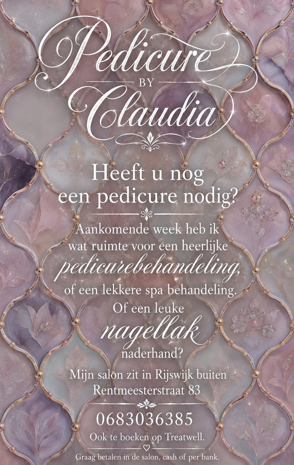 Pedicure nodig?