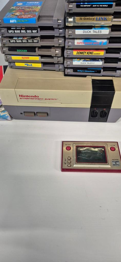 Nintendo NES en Super Nintendo Bundel met Games, Spelcomputers en Games, Met 3 controllers of meer, Nintendo, Ophalen, Gebruikt