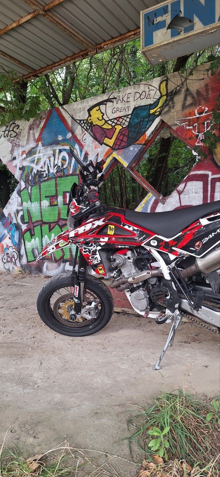 Husqvarna SM510R originele supermoto, Sportuitlaat, Occasion, Particulier, Minimaal motorrijbewijs A2