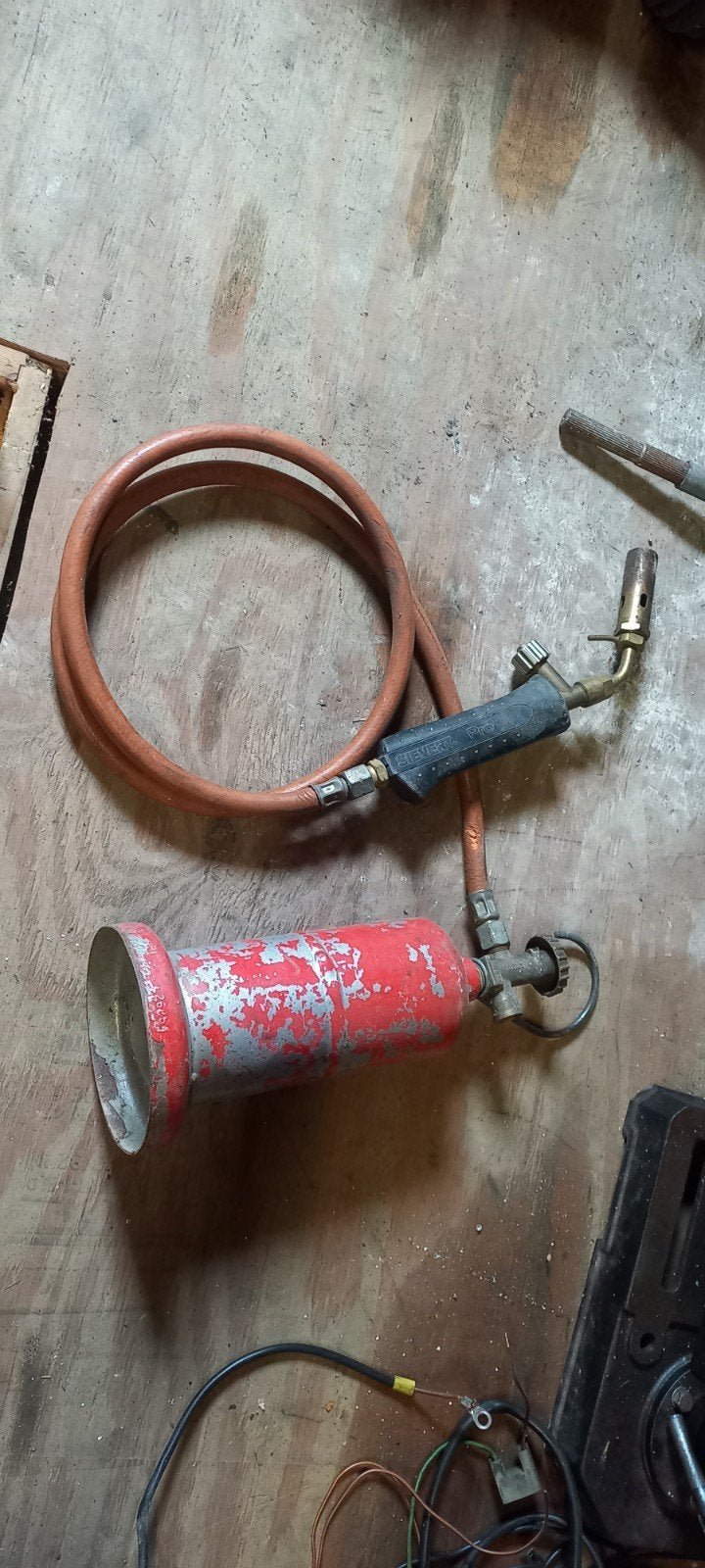 Siegert Pro Soldeerbrander met gasfles, Ophalen of Verzenden, Gebruikt, Overige typen, Overige merken