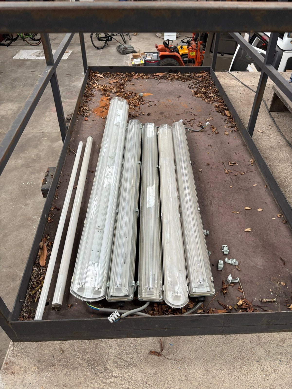 Set van 5 TL-behuizingen., Ophalen, Gebruikt, Overige typen