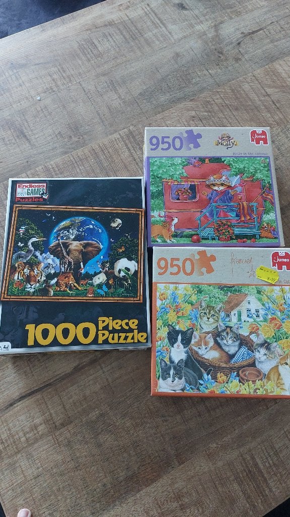 Puzzels, Ophalen, 500 t/m 1500 stukjes, Zo goed als nieuw