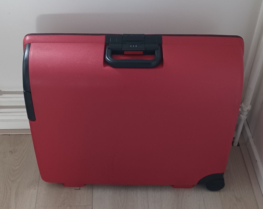 Grote koffer, 60 tot 70 cm, Gebruikt, Hard kunststof, Slot