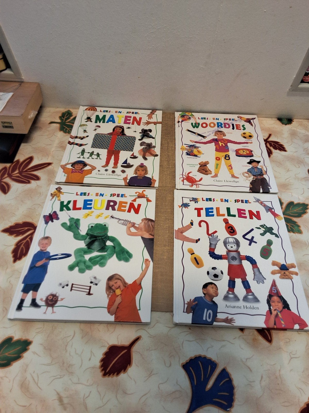 4x Lees en Speel: Maten, Woordjes, Kleuren, Tellen, Boeken, Gelezen, Non-fictie, Jongen of Meisje, Ophalen of Verzenden