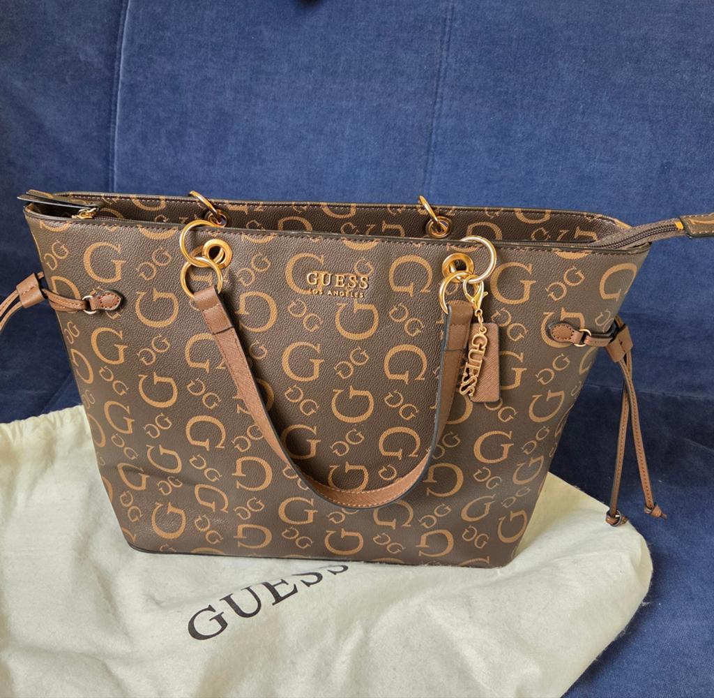 Nieuwe Guess tas, Ophalen, Nieuw, Bruin, Shopper