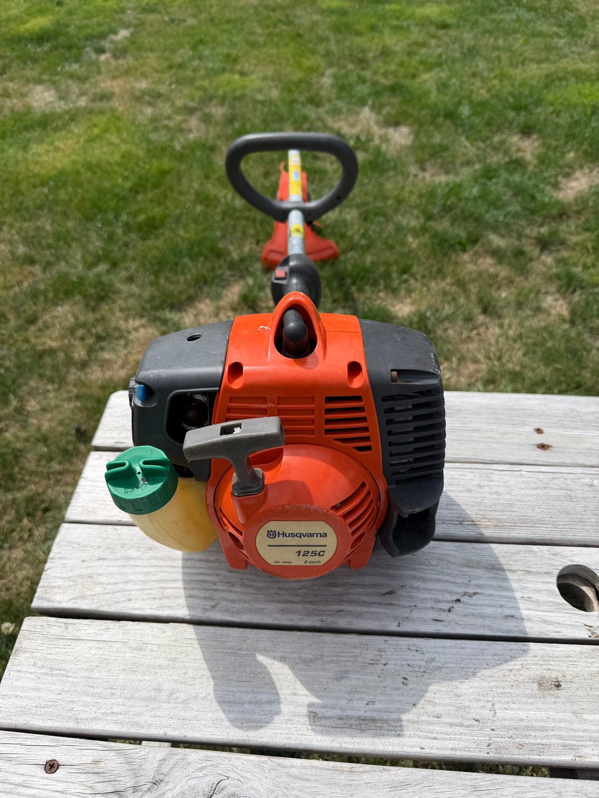 ‼️ Husqvarna 125c trimmer ‼️, Tuin en Terras, Ophalen, Zo goed als nieuw, Benzine