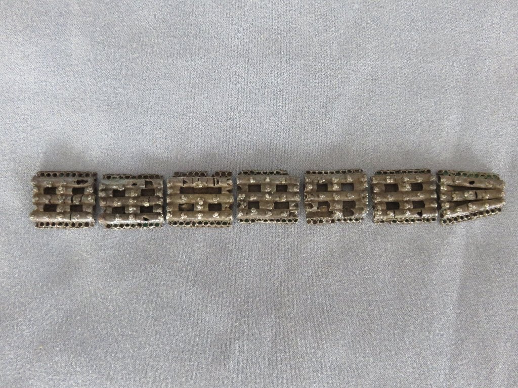 Byzantijnse rijk – gordelschakels in zilver - 8e - 12e eeuw, Ophalen of Verzenden, Zilver