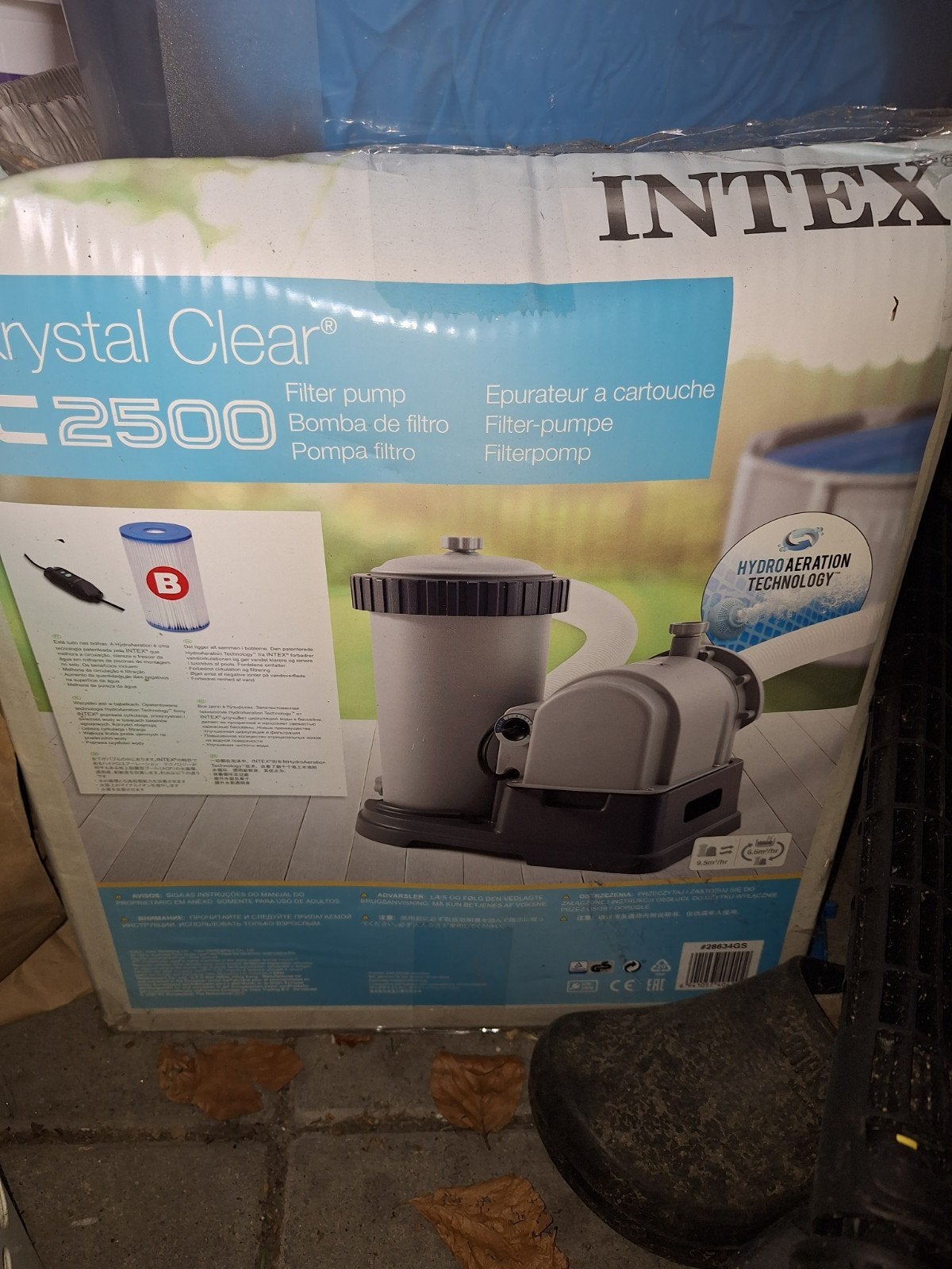 Intex Crystal Clear Filterpomp C2500, Ophalen