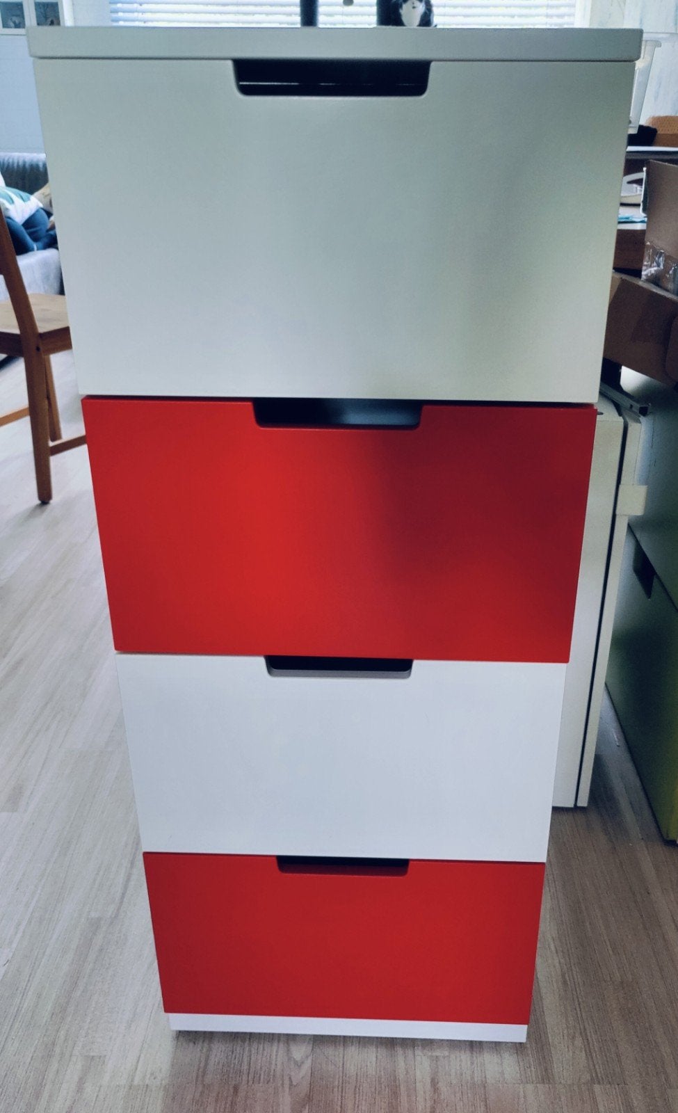 Leuke ikea Nordli ladenkast 4 laden, Ophalen, Gebruikt, 50 tot 100 cm, 3 of 4 laden