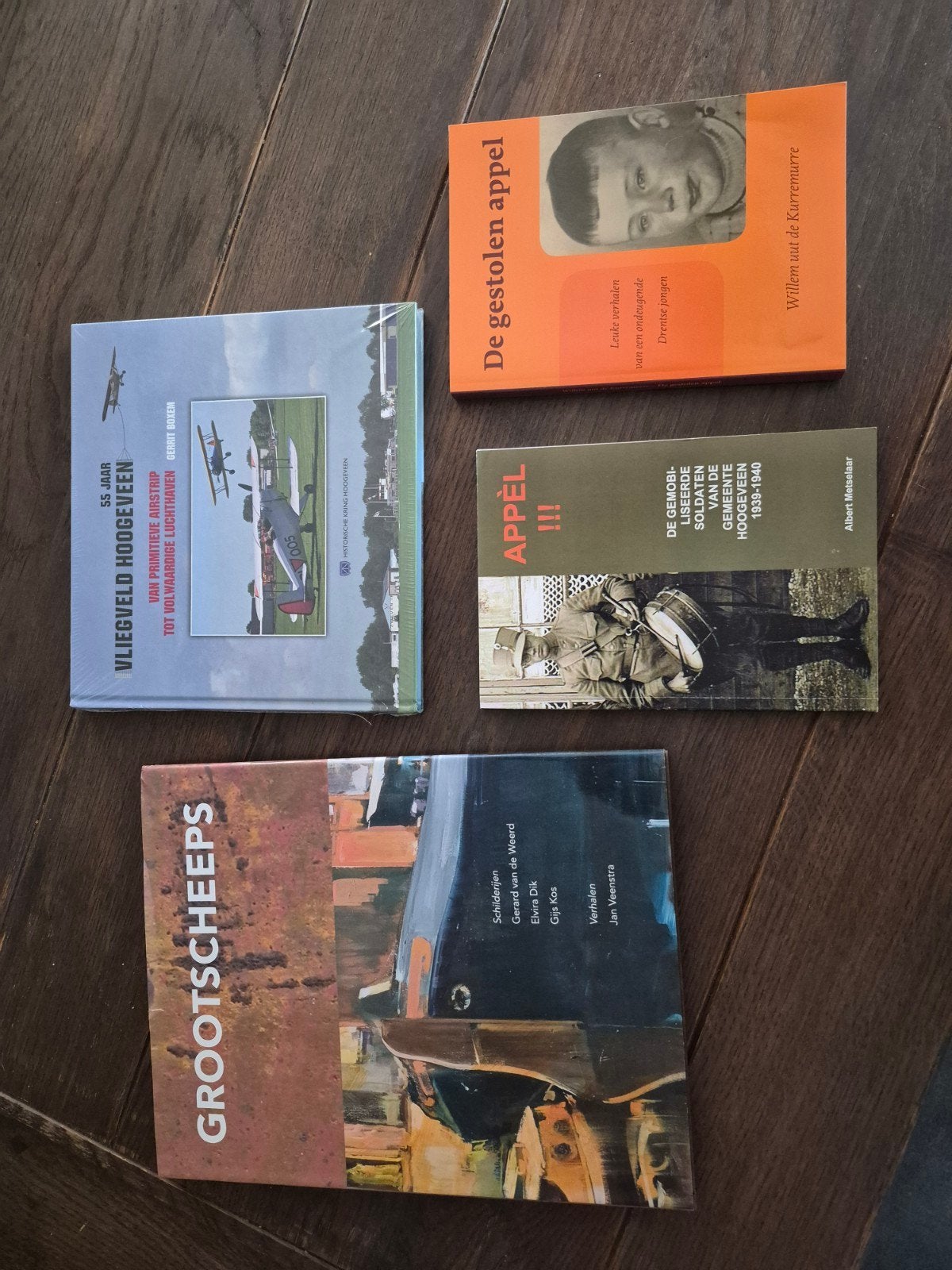 Grootscheeps, Vliegveld Hoogeveen, Appel en De gestolen appe, Boeken, Ophalen, Zo goed als nieuw