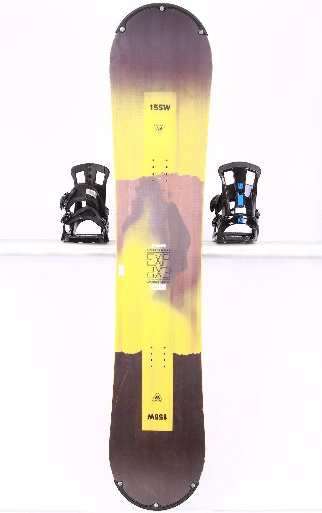 155 snowboard ROSSIGNOL EXP WIDE, Black/yellow, Sport en Fitness, Verzenden, Gebruikt, Board