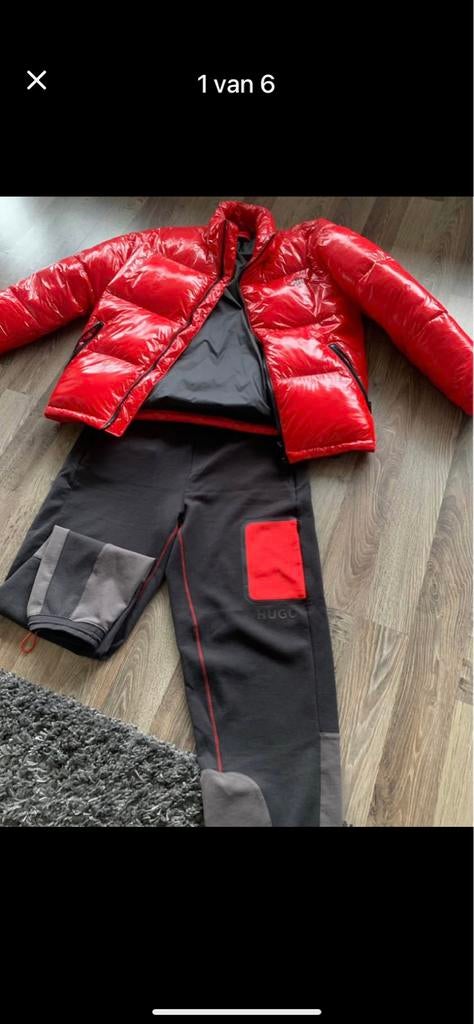 Hugo Dons Jasje Rood - Zo goed als nieuw, Ophalen of Verzenden, Zo goed als nieuw, Overige maten, Rood
