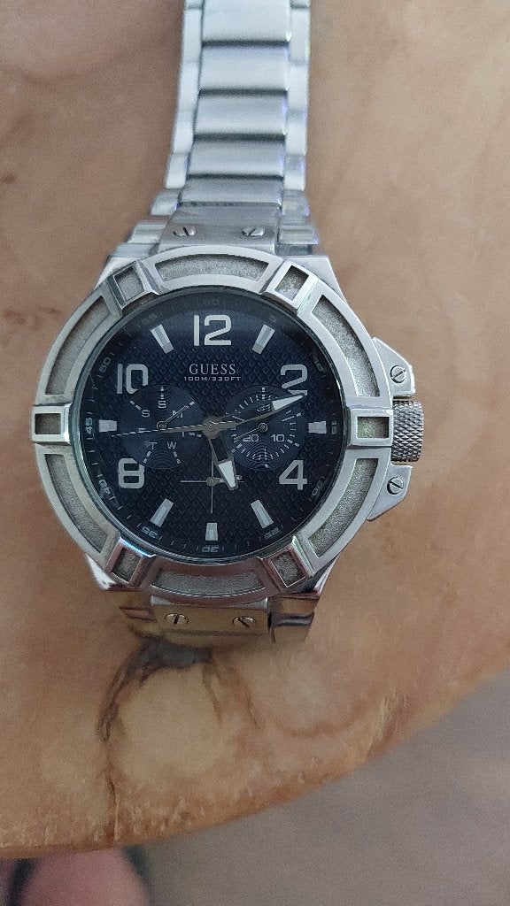 Guess horloge, Ophalen, Staal, Gebruikt, Staal
