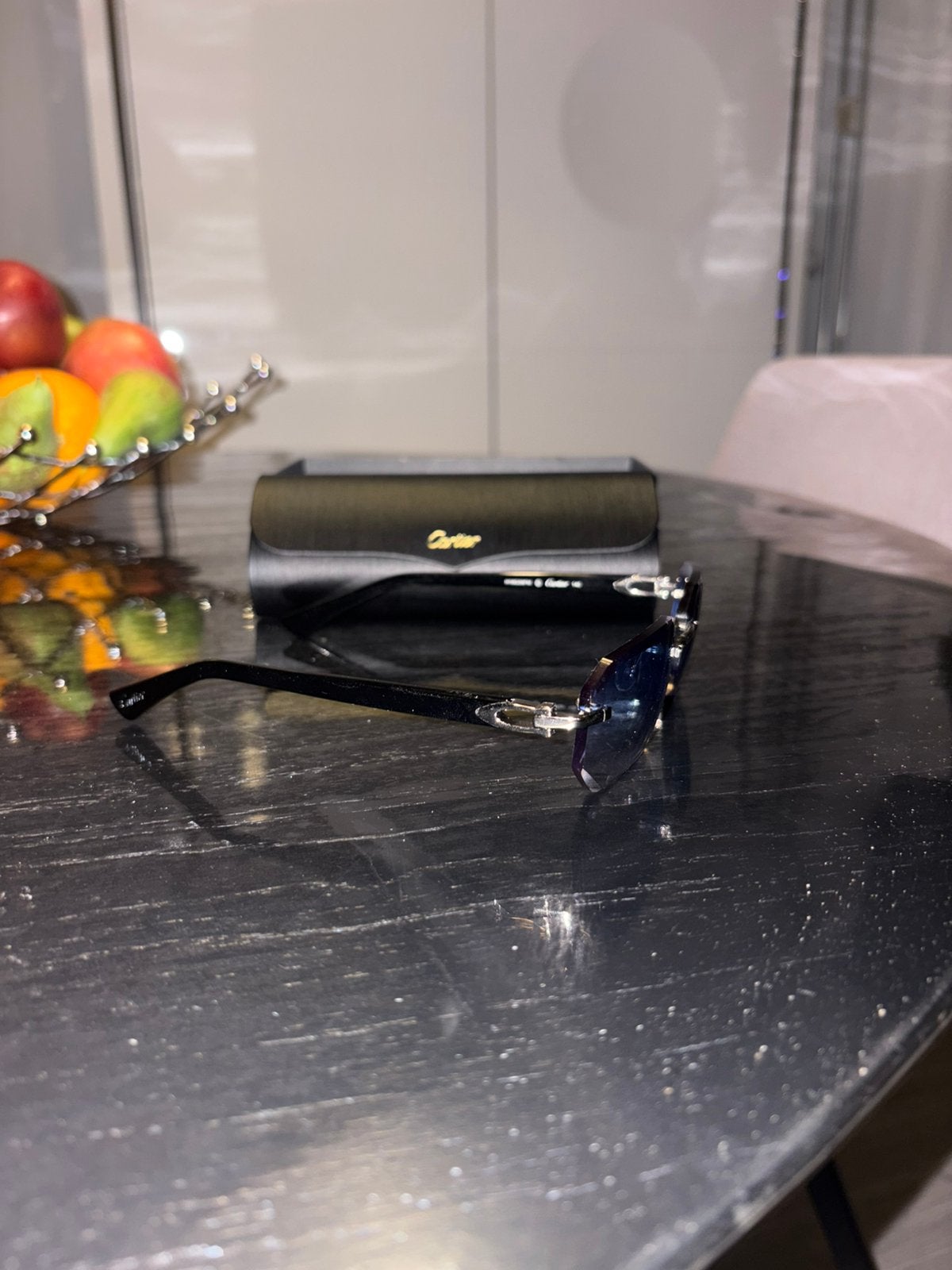 Cartier buffalo nieuw, Zwart, Zo goed als nieuw, Bril, Ophalen