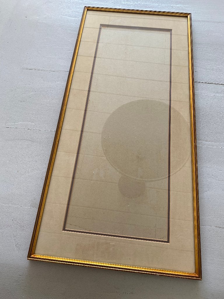 klassieke gouden lijst uit 1982, Huis en Inrichting, Ophalen, Gebruikt