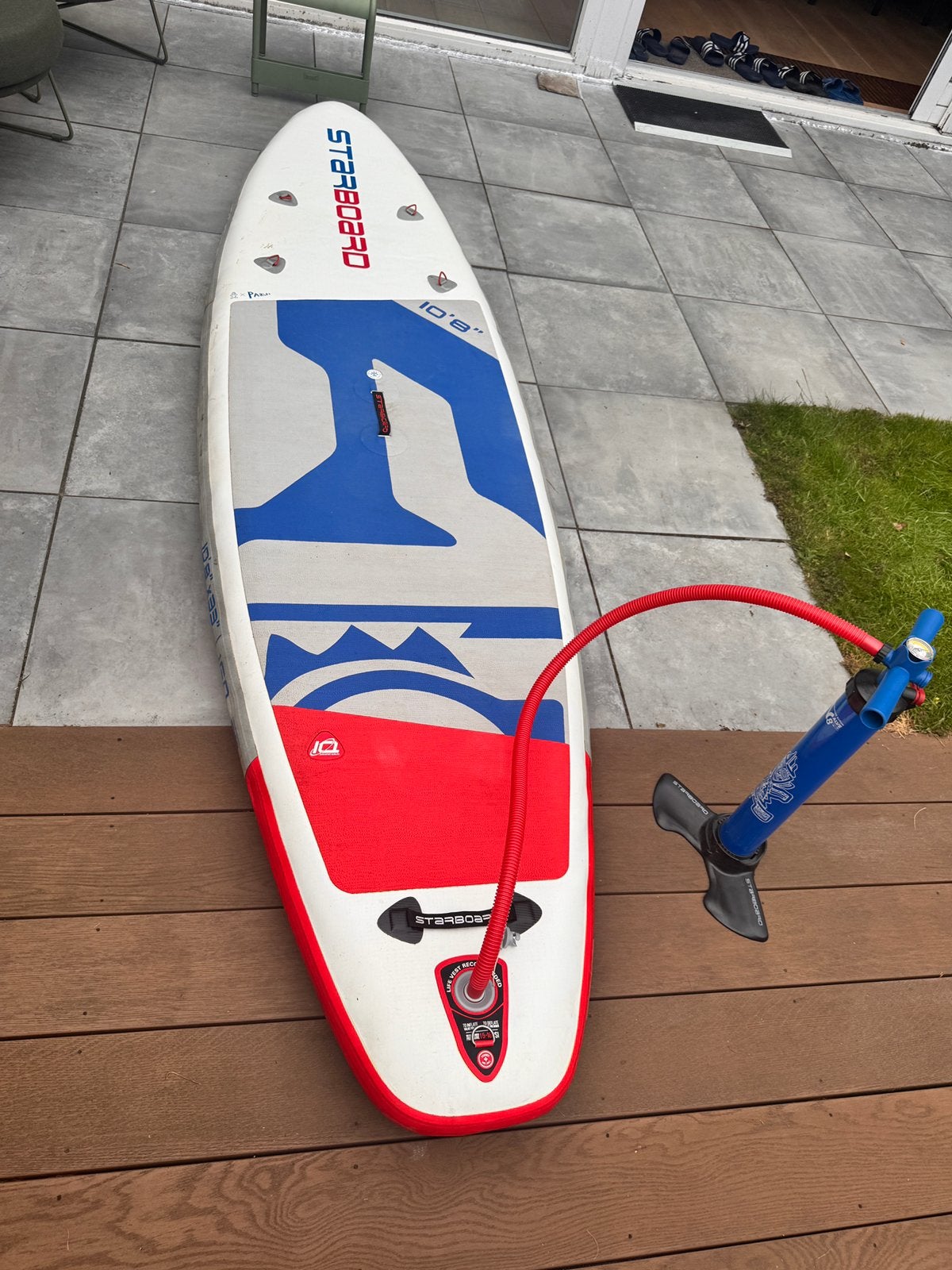 opblaasbare SUP Starboard iGo Zen 10'8" (opknapper), Watersport en Boten, Suppen, Ophalen, Gebruikt, SUP-boards