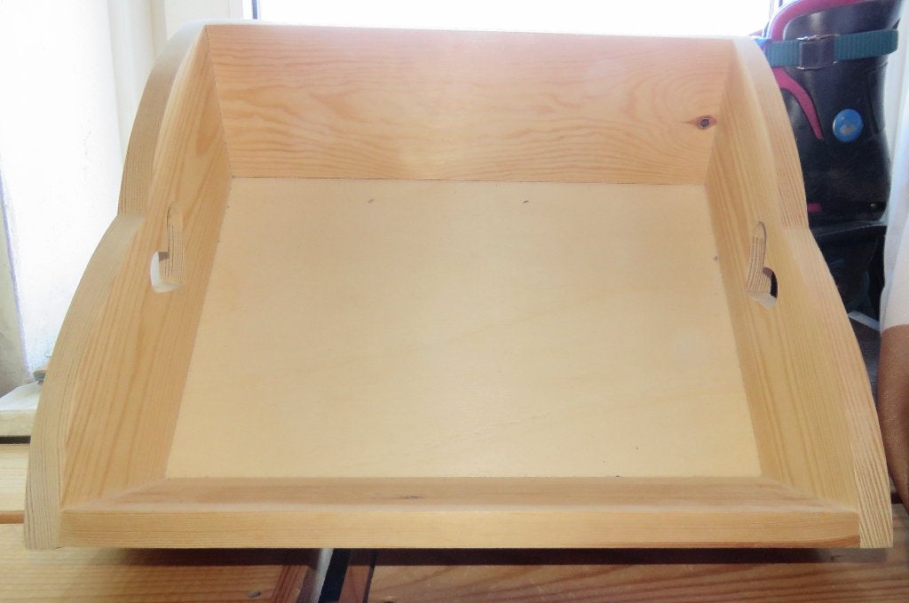 Nieuw houten kistje / bakje - 36 x 33 x 10,5 cm, Minder dan 50 cm, Nieuw, Minder dan 50 cm, Ophalen of Verzenden