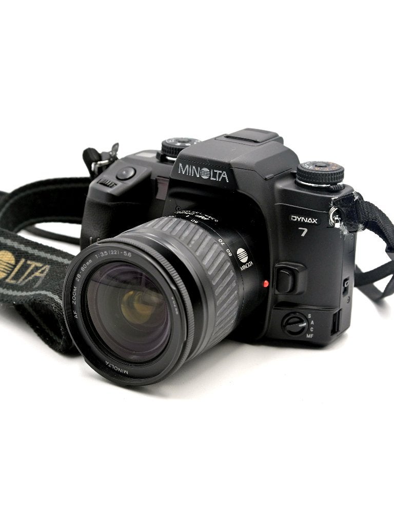 Minolta Dynax 7 + Minolta AF 28-80mm f/3.5-5.6, Audio, Tv en Foto, Ophalen of Verzenden, Gebruikt, Spiegelreflex, Minolta