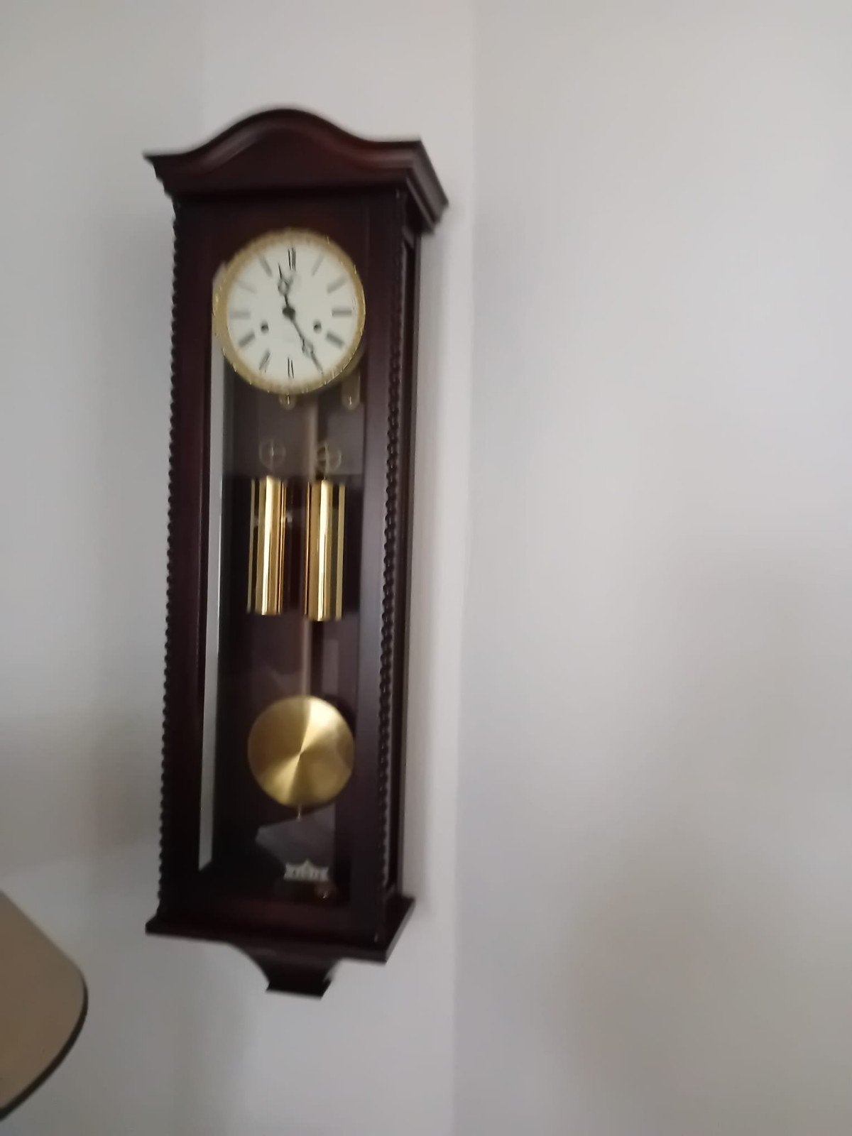 Antieke wandklok Kieninger met slinger en gewichten, Antiek en Kunst, Antiek | Klokken, Ophalen