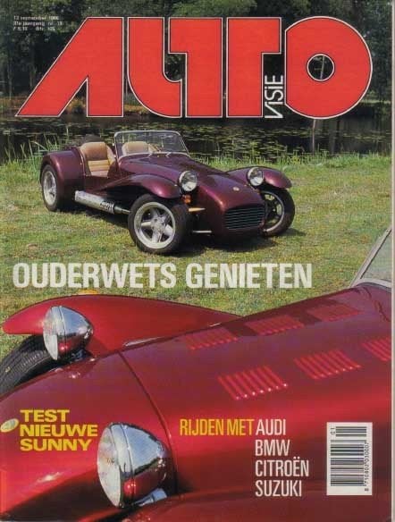 Autovisie 19 1986 : Caterham Super 7 - Donkervoort S8 - BMW, Ophalen of Verzenden, Gelezen, Algemeen