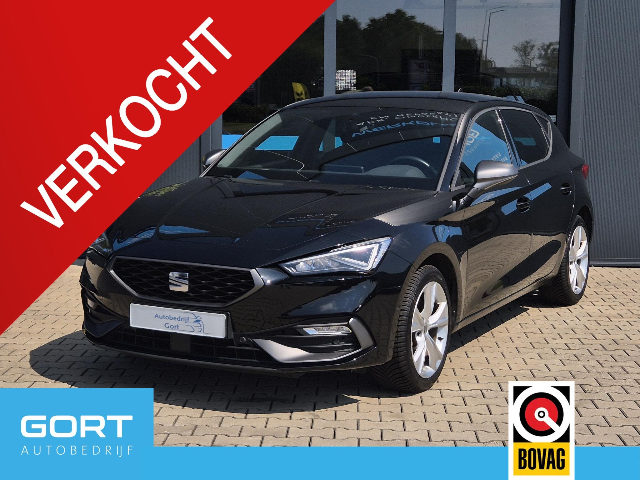 SEAT Leon 1.4 TSI eHybrid PHEV FR Business Intense MOOIE AUT, Auto's, Stof, Gebruikt, Euro 6, 4 cilinders