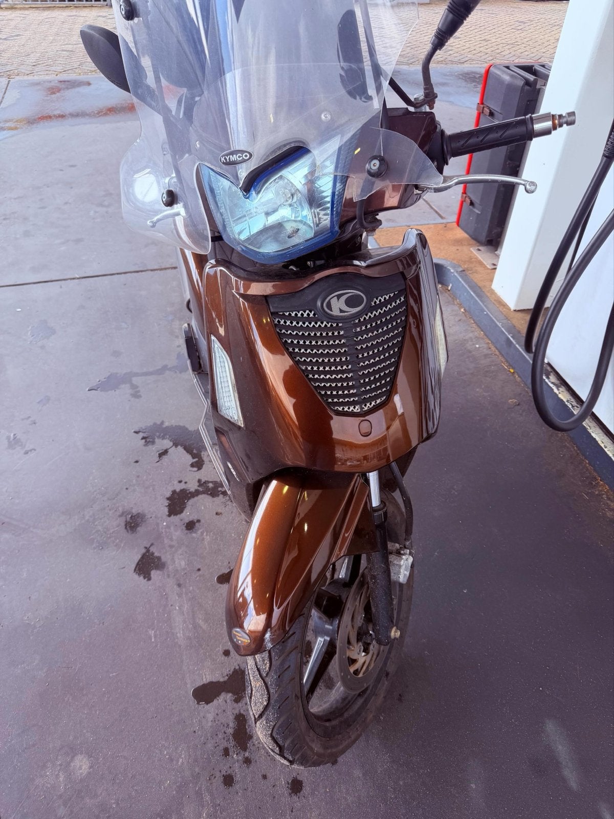 Kymco People S 2014 - Blauw kenteken, windscherm, topkoffer, Fietsen en Brommers, Scooters | Kymco, Ophalen, Gebruikt, People S