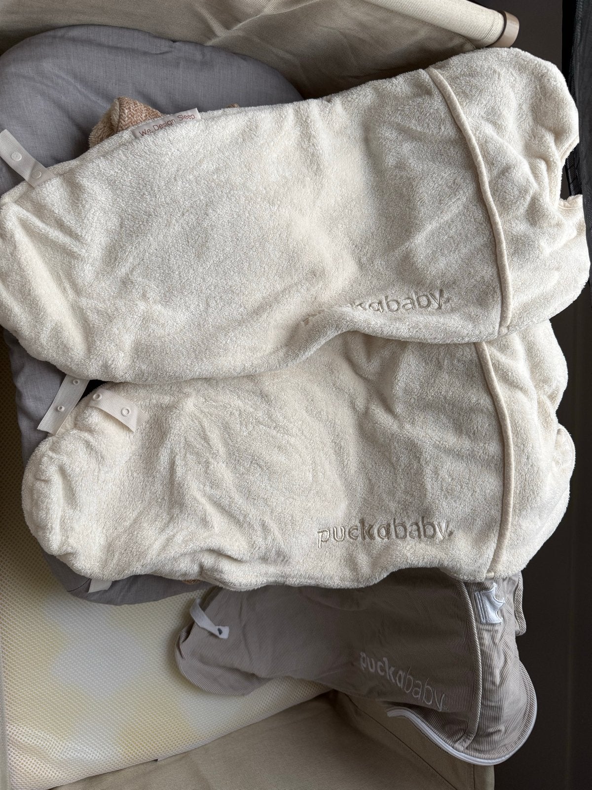 Puckababy piep slaapzakken (3 stuks), Ophalen, Puckababy, Zo goed als nieuw, Ademend