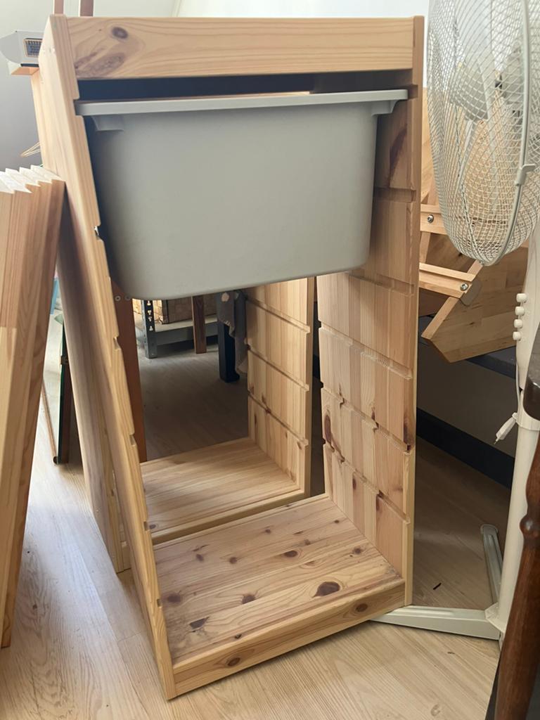 Ikea trofast met 1 bak, Ophalen, Zo goed als nieuw, Stapelbed
