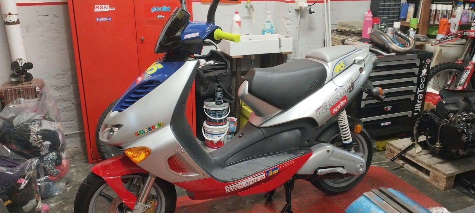 Aprilia Sr50 valerossi ,gerestaureerd, Ophalen, Benzine, SR 50