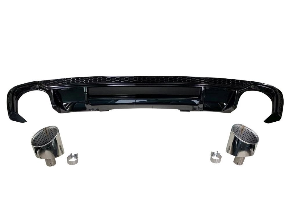 Diffuser A4/S4 RS‑Style 16‑19 S‑Line Hoogglans Zwart