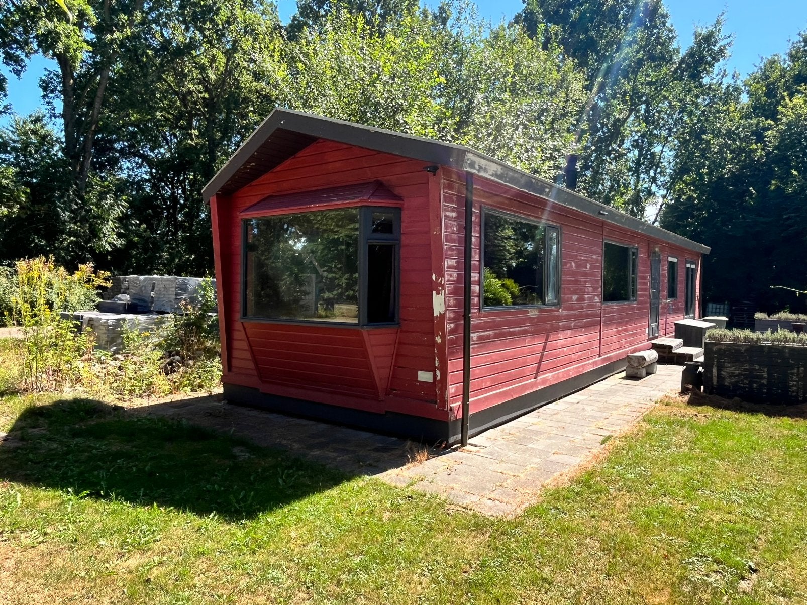Winterhard chalet 55m2 – CV, Airco – Verplaatsbaar, Tot en met 2