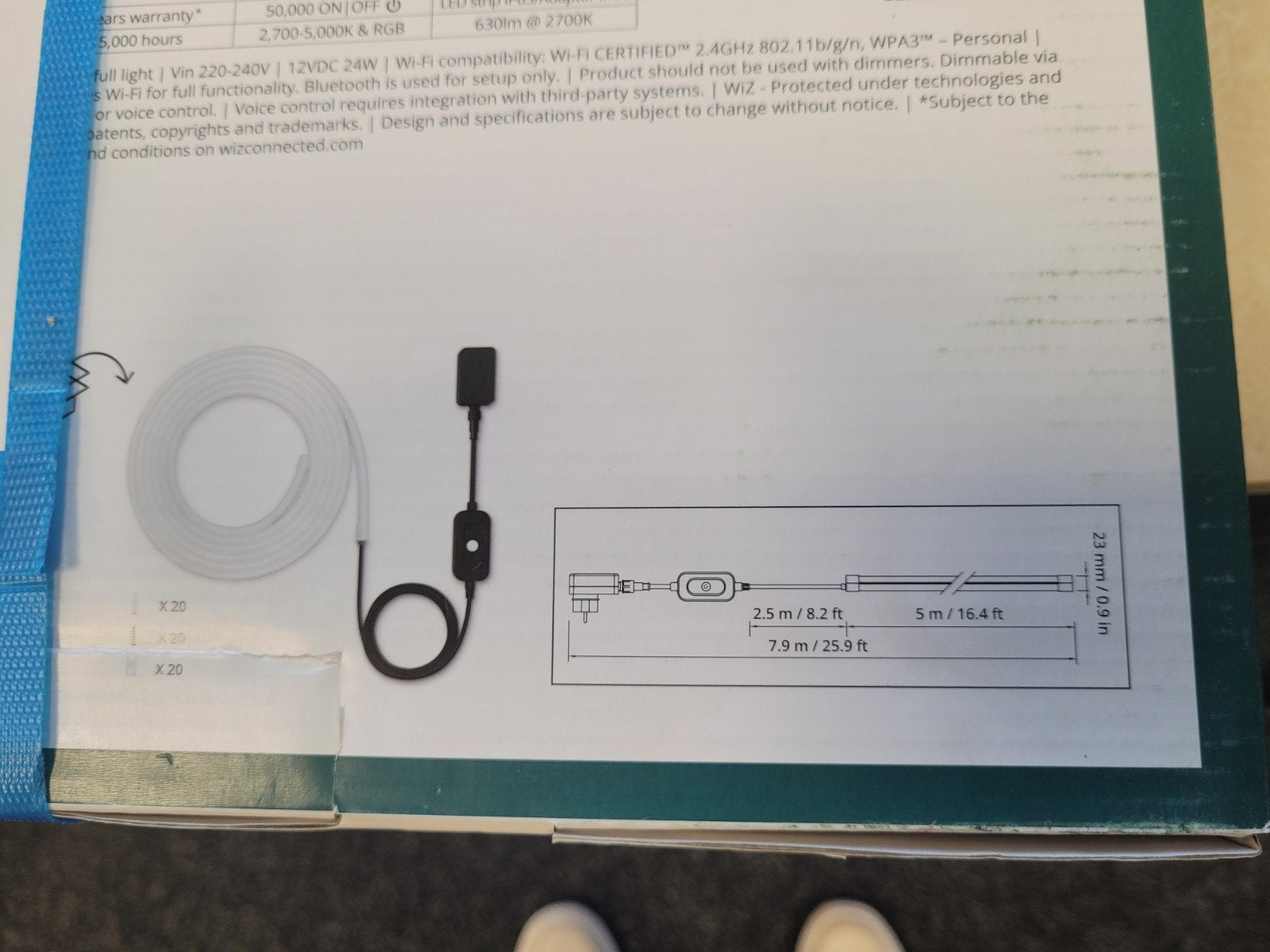 WiZ outdoor LED strip, Ophalen of Verzenden, Nieuw
