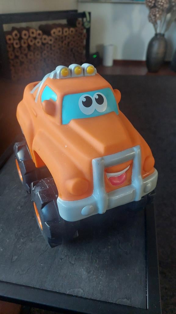 Tonka Chuck & Friends Boomer Brandweerwagen Knijpauto, Kinderen en Baby's, Speelgoed | Speelgoedvoertuigen, Ophalen, Gebruikt