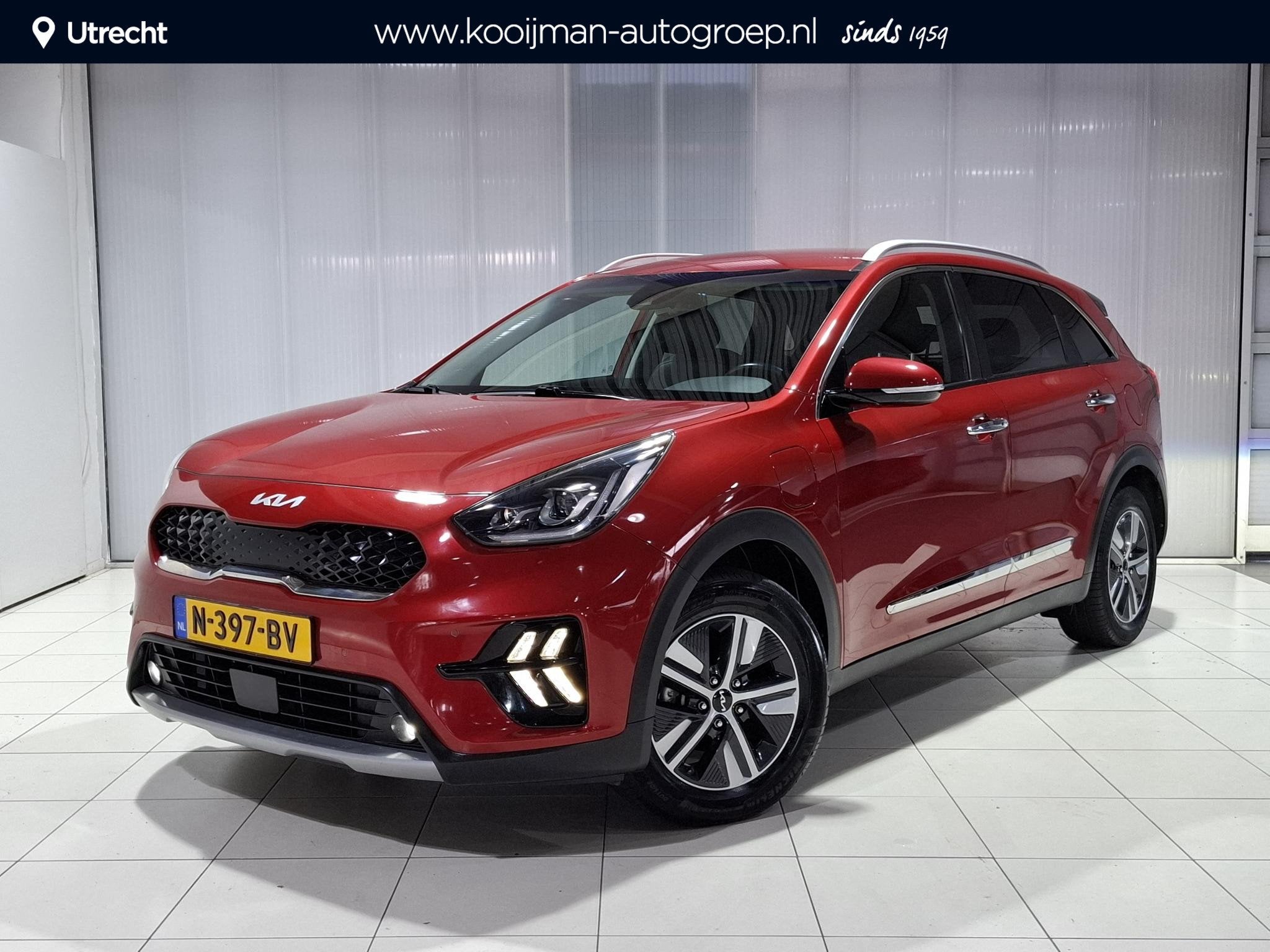 Kia Niro 1.6 GDi PHEV DynamicPlusLine Stoel en Stuur verwarm, Auto's, Verwarmde buitenspiegels, Gebruikt, 71 km/l, SUV of Terreinwagen